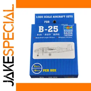 Trumpeter B-25 Mitchell Bomber Model Kit 1:200 Scale