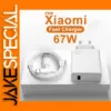 Original 67W USB-C Fast Charger for Xiaomi Mi 12 and Redmi Notes