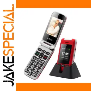Artfone C10 Flip Senior Phone with Dual LCD