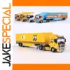 MJ 1:64 Sany Engineering Truck & Semi Trailer Set