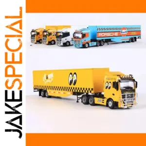 MJ 1:64 Sany Engineering Truck & Semi Trailer Set
