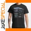 Men's Whale Species Digital Print T-Shirt 5XL