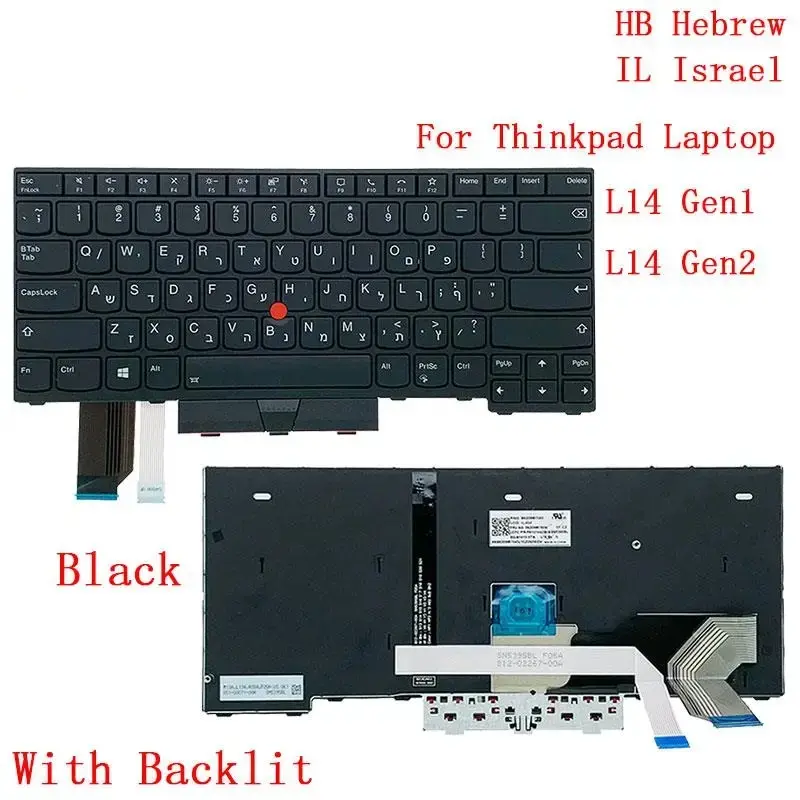 Lenovo Thinkpad L14 Backlight Keyboard G1 G2 US UK JP 7 Lenovo Thinkpad L14 Backlight Keyboard G1 G2 US UK JP - Image 7