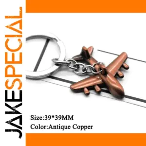 Metal Keychain in the Shape of a Rifle