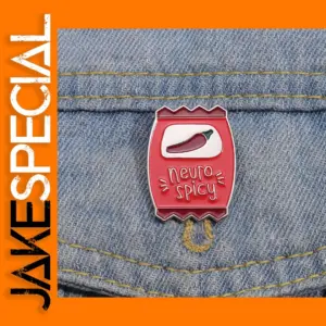 Mental Health Awareness Enamel Pin Neuro Spicy Sauce Badge