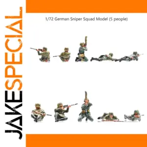 1/72 German Sniper Squad Model Set
