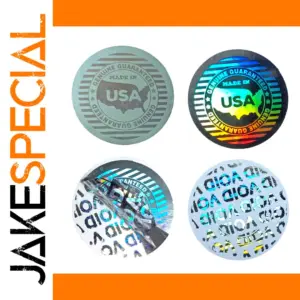 Holographic Security Stickers 20mm, 300-1200 Pieces
