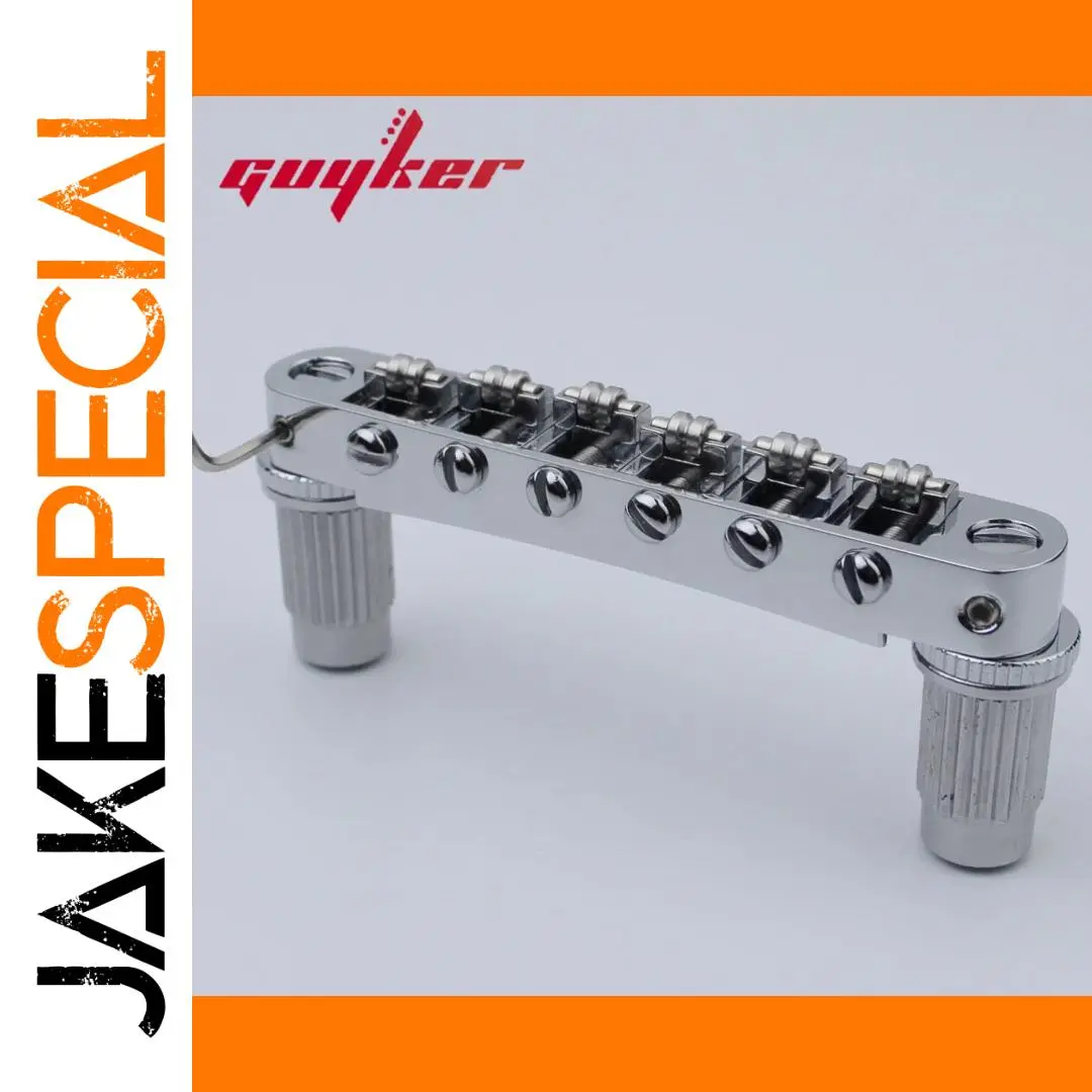 Guyker Tune-O-Matic Roller Saddle Guitar Bridge 1 Guyker Tune-O-Matic Roller Saddle Guitar Bridge