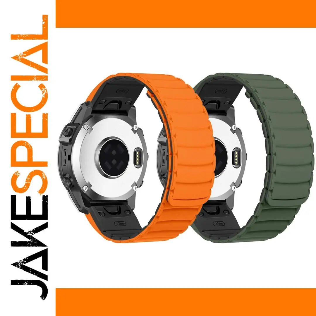 Magnetic Silicone Strap for Garmin Fenix 8 1 Magnetic Silicone Strap for Garmin Fenix 8