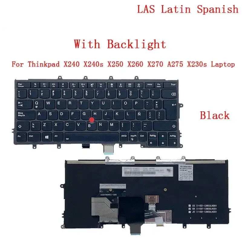 Latin Spanish Backlit Keyboard for Lenovo ThinkPad X270 7 Latin Spanish Backlit Keyboard for Lenovo ThinkPad X270 - Image 7