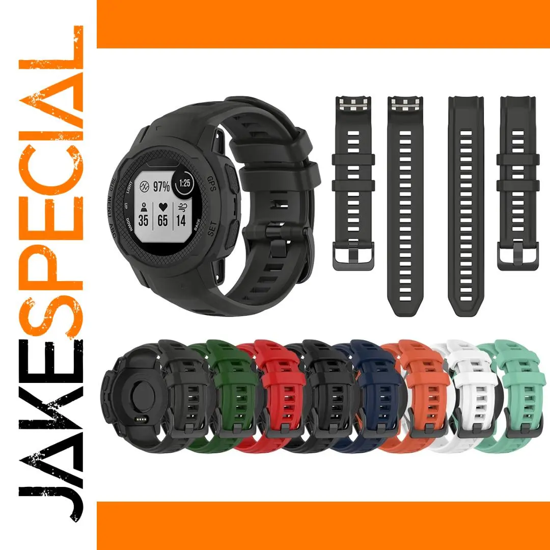 Silicone Sport Wristband for Garmin Instinct 2S 1 Silicone Sport Wristband for Garmin Instinct 2S