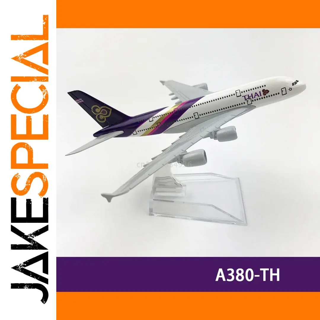 Airbus A380 Thai Airways Model Aircraft 15CM 1 Airbus A380 Thai Airways Model Aircraft 15CM
