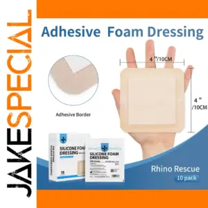 RHINO RESCUE Silicone Foam Dressings for Wounds
