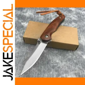 BN D2 Folding Knife with Sandalwood Handle