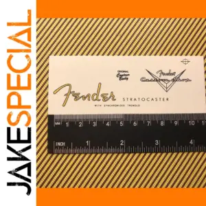 3 Pcs Fender Stratocaster Headstock Decals
