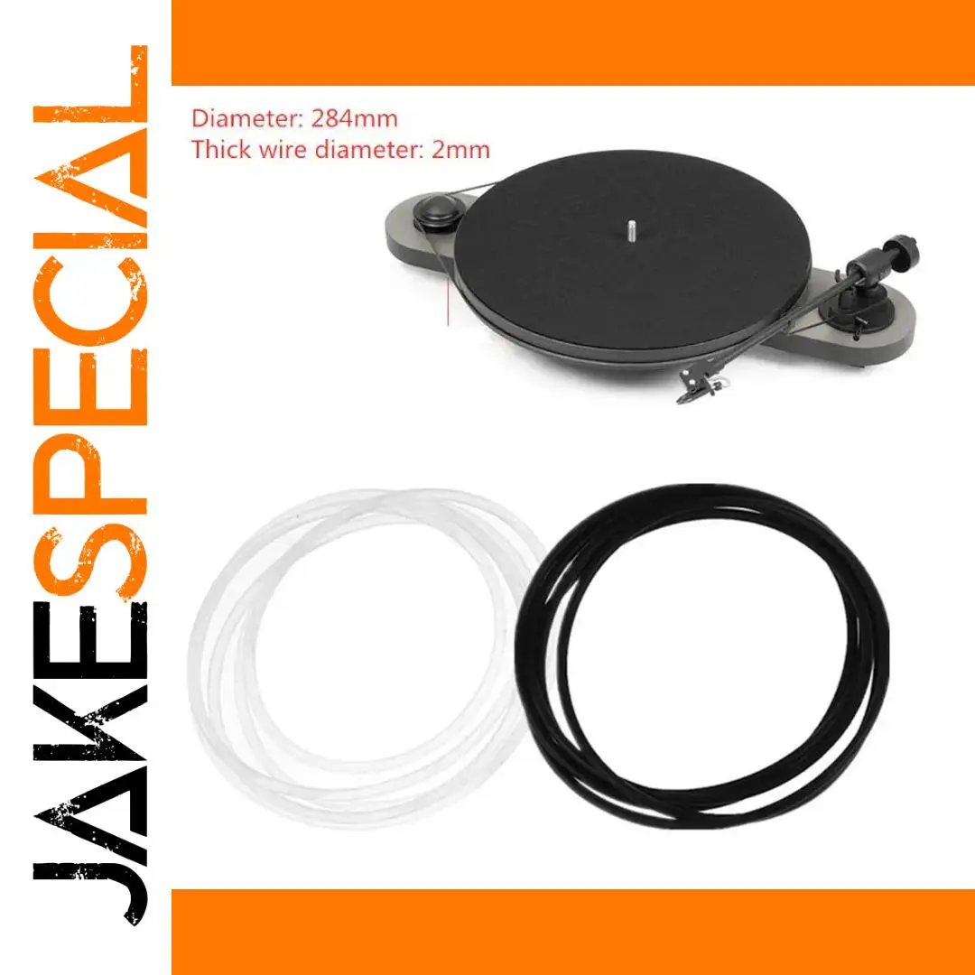 284mm Turntable Belt for LP Vinyl Record Player 1 284mm Turntable Belt for LP Vinyl Record Player