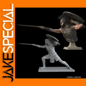 1/24 Greek Warrior Achilles Resin Model Kit Unassembled