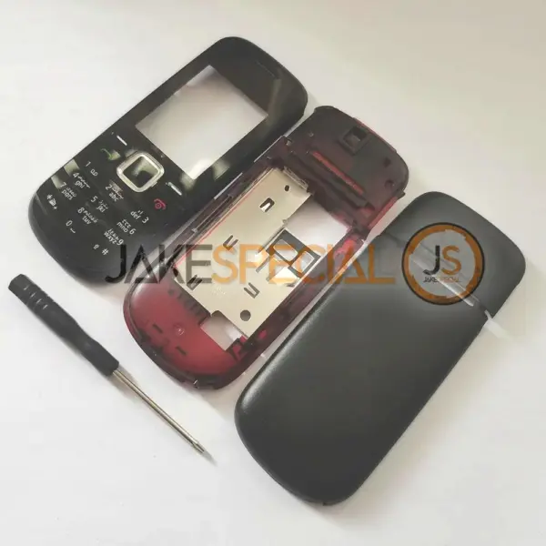 Nokia 1661 Black Housing with Keypad Set - Image 2