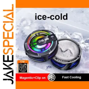 TL03 Phone Cooler with RGB Lights and Digital Temp Display