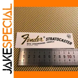 Fender Stratocaster Headstock Decal Set of 3