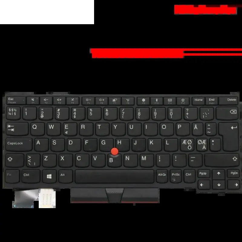 UK SPA FR Black Keyboard for Lenovo ThinkPad 13 UK SPA FR Black Keyboard for Lenovo ThinkPad - Image 13