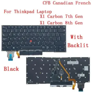 Backlit Keyboard for Lenovo ThinkPad X1 Carbon 7th-8th Gen 35 37c5e1f6 no logo