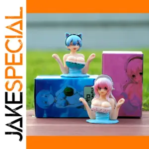 Shaking Girls Car Dashboard Doll Decor