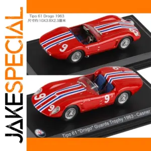 1963 Tipo 61 Drogo Racing Car Model