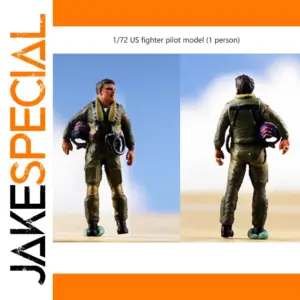 1/72 US Fighter Pilot Figurine Model