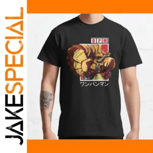 Superhero One Punch Man T-Shirt for Men Large Sizes
