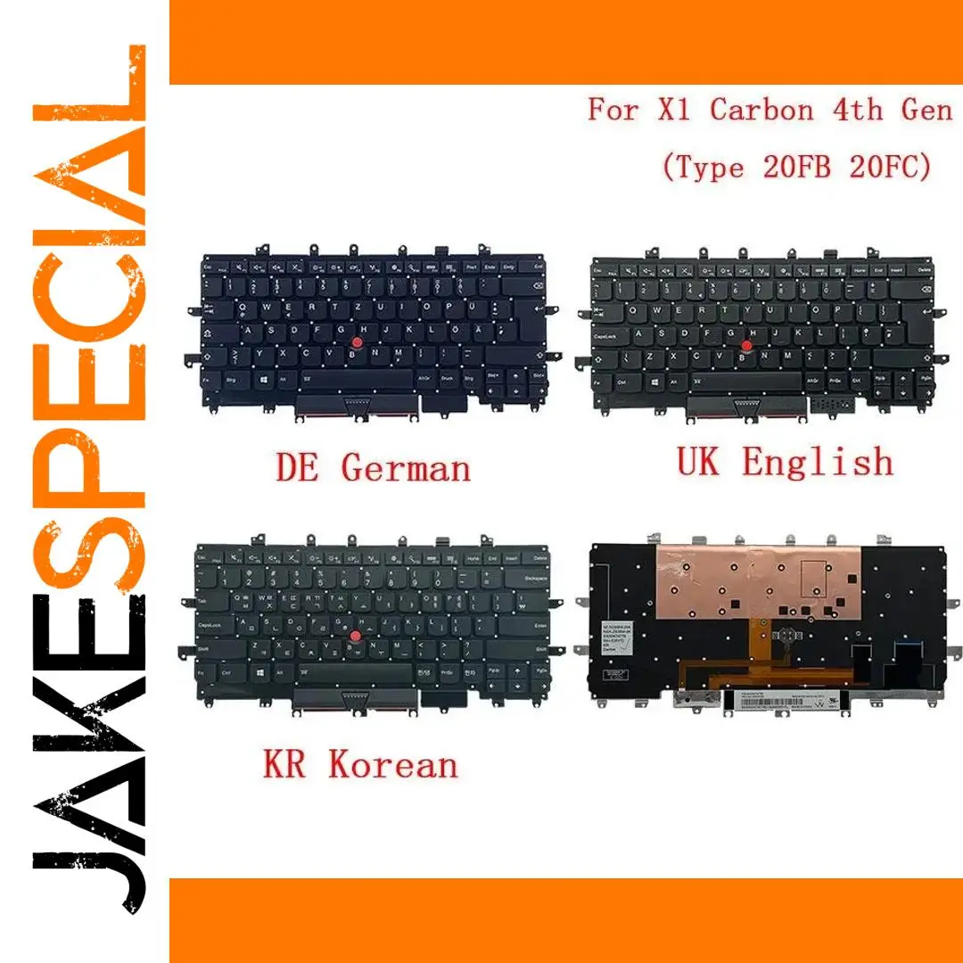 Lenovo Thinkpad X1 Carbon 4th Gen Keyboard 1 Lenovo Thinkpad X1 Carbon 4th Gen Keyboard