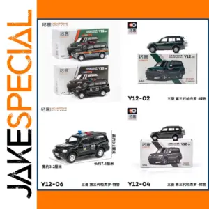 Diecast Pajero Gen.3 Fire/Police Car 1/64