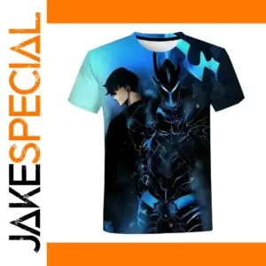 Korea Solo Leveling Anime T-Shirt for Men