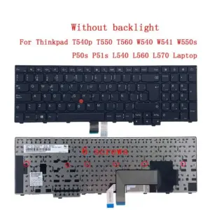 Spanish Backlit Keyboard for Lenovo Thinkpad P50S 18 39aa3091 no logo