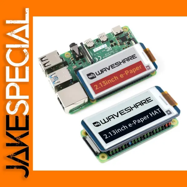 2.13-inch E-Ink Display HAT for Embedded Projects