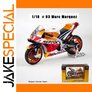 Maisto 1/18 Marc Marquez Replica Motorcycle Model