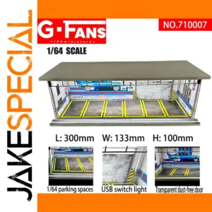 G-Fans 1/64 Scale Parking Garage Model