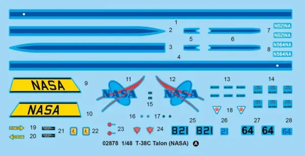 US NASA T-38C Talon Jet Model Kit 1:48 Scale - Image 3