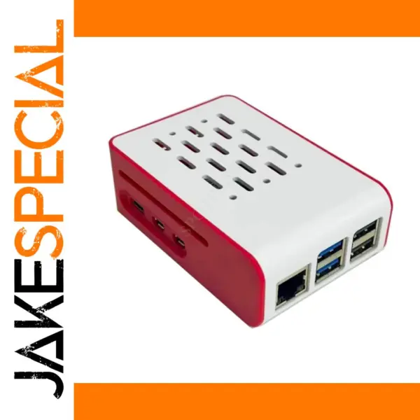 Raspberry Pi 5 Red-White Cooling Case