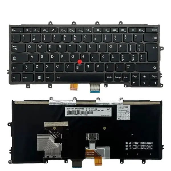 Lenovo ThinkPad Backlit Keyboard for X240 to X270 - Image 4