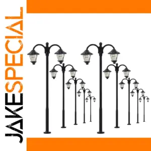 10pcs HO Scale Street Light Lamps for Model Trains