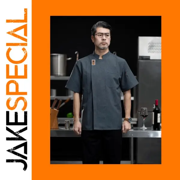 Red DiYi Chef Uniform with Breathable Mesh