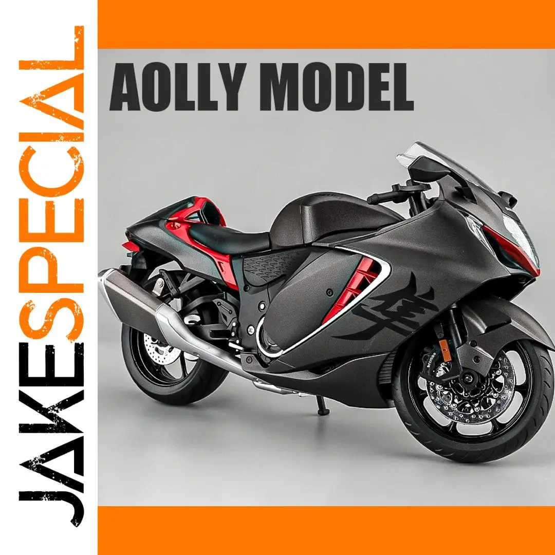 AOLLY Die-Cast Motorcycle Model in Black 1 AOLLY Die-Cast Motorcycle Model in Black