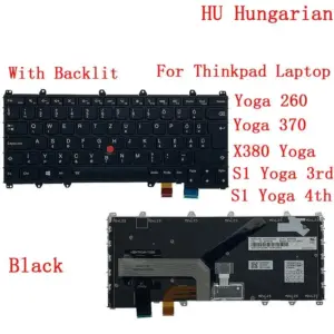 German Czech Hungarian Slovakian Backlit Keyboard for Lenovo Yoga 19 3d1bc03f no logo