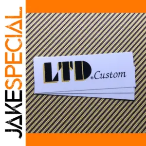 LTD Guitar Headstock Decal Set of 3