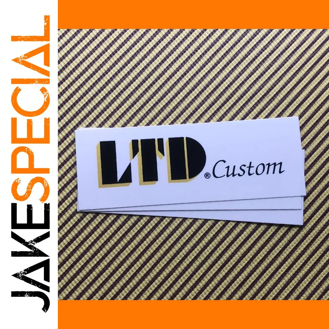 LTD Guitar Headstock Decal Set of 3 1 LTD Guitar Headstock Decal Set of 3