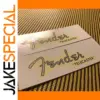 Fender Telecaster Headstock Decals - 2 Pack