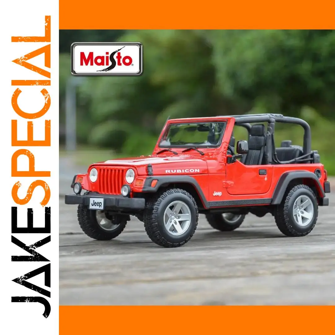 Maisto 1:18 Jeep Rubicon Diecast Model Car 1 Maisto 1:18 Jeep Rubicon Diecast Model Car