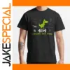 Funny 404 T-Rex Dinosaur Cartoon Tee for Men