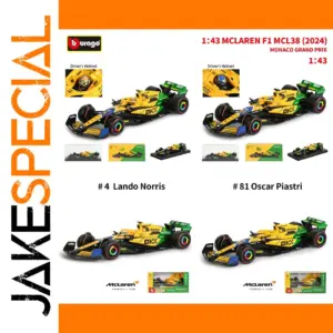 Bburago 1:43 McLaren MCL38 Diecast F1 Model